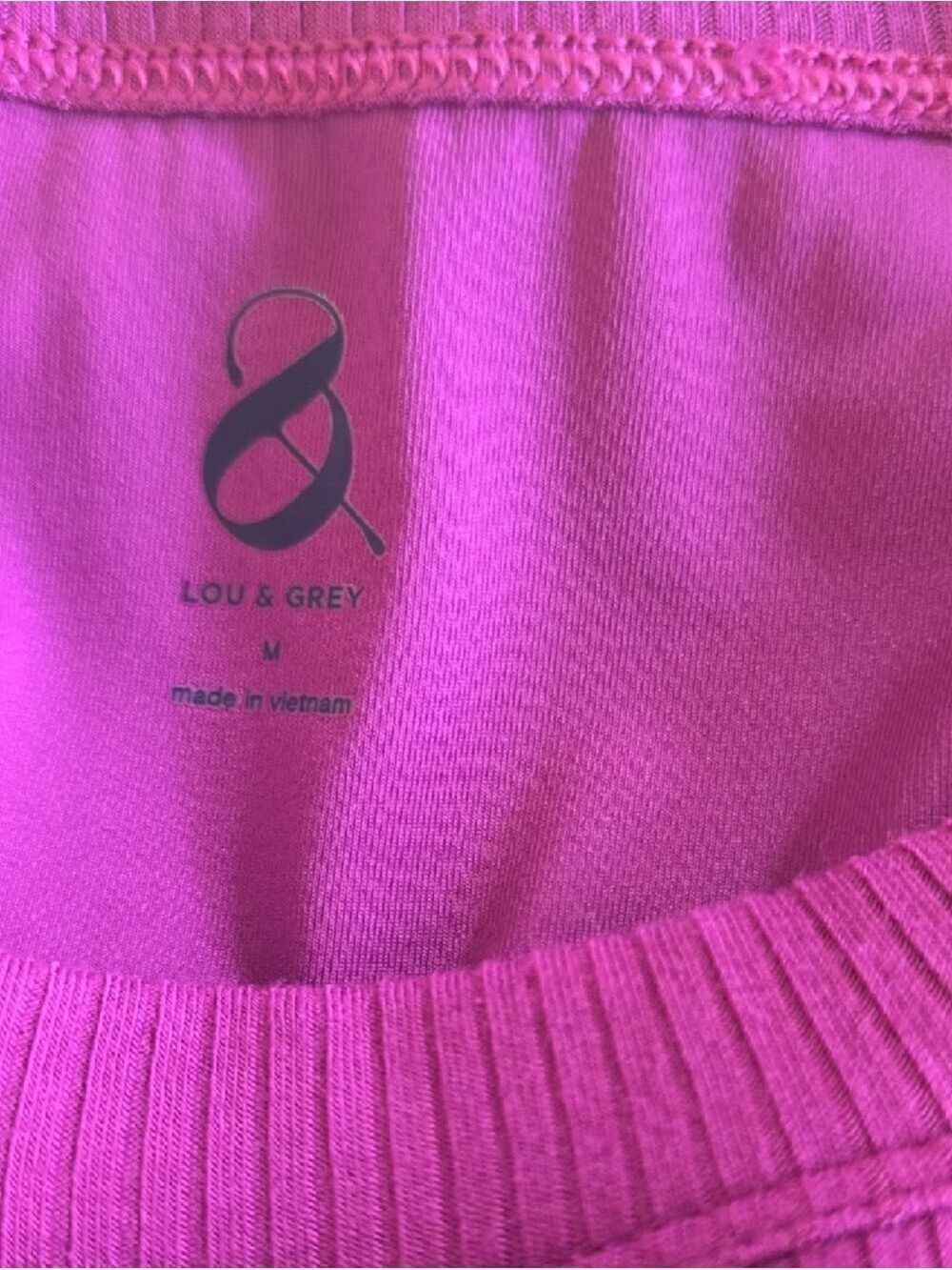 Lou & Grey Ribbed Bra Tee - Picture 5 of 9